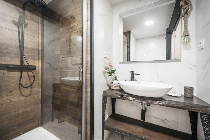 Luxury Shower with Rainfall Showerhead