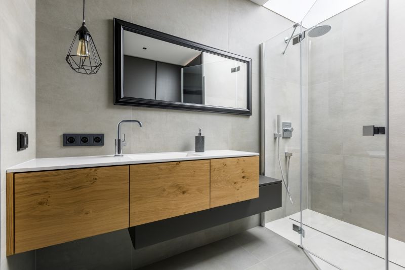Floating Vanity and Shower Combo