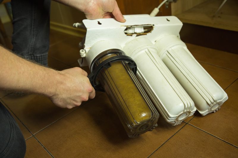 Water Softener System Ready for Use